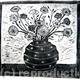 round vase