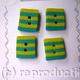 4 green yellow stripe