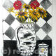 Fishes vase with spot…