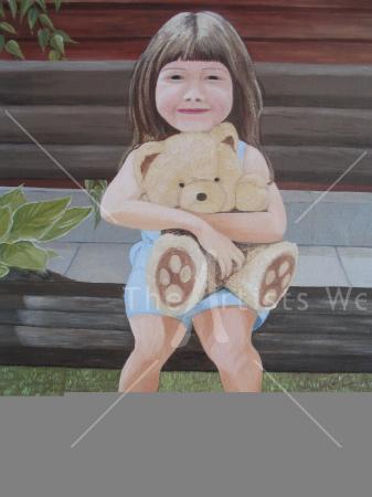 April and Busby Bear