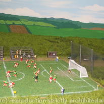 Model Train Rural backdrop