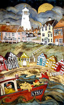 he saw her waiting by golden moon,southwold