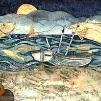 with rising moon the swimmers danced and mocked the stranded boats,Aldeburgh