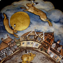 the crooked house hares Lavenham