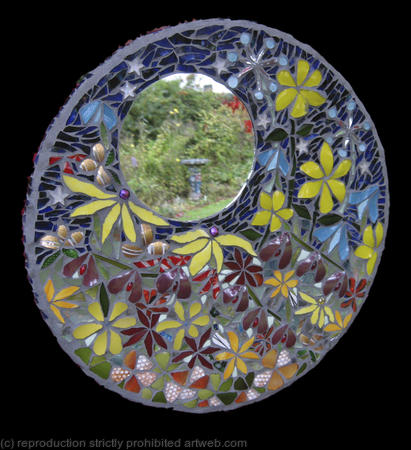 Midnight Garden Mirror