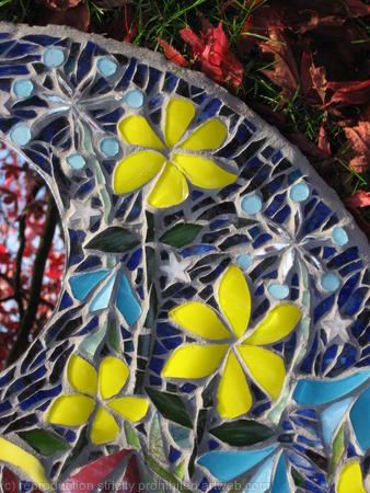 Midnight Garden Mirror (detail)