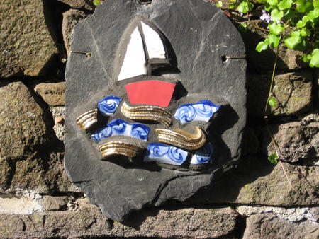 Boat on slate