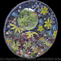 Midnight Garden Mirror
