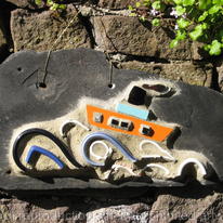 Boat on Slate