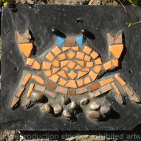 Crab on slate