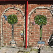 Wall Mosaic in Garden