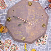 Mosaic Clock Detail