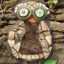 Owl mosaic