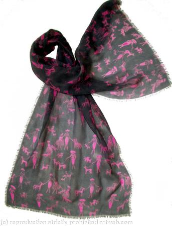 Drusilla Cole Paris Ladies silk scarf