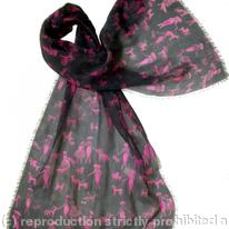 Drusilla Cole Paris Ladies silk scarf