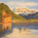 chateau de chillon | £60 | 37 x 27cm | acrylic on quality watercolour paper chateau de chillon