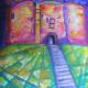 cliffords tower york | £60 | 40 x 50cm | mixed cliffords tower york