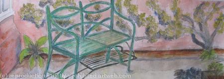 Garden Seat And Espalier