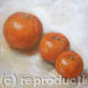 The Three Oranges | £75 | 15 x 15cm | Acrylic on Board The Three Oranges