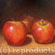 3 Apples | £75 | 15 x 15cm | Acrylic on Board 3 Apples