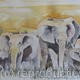 elephant group 2 | £175 | | watercolour elephant group 2