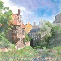 EDINBURGH  - DEAN VILLAGE Water of Leith