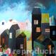 Huts | | 60 x 60cm | oil on board Huts