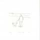 walking the dog | | | screenprint by Katty McMurray walking the dog
