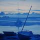 Early morning Wells | | 90 x 90cm | oil on canvas Early morning Wells