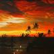 Sunset Sri Lanka | | 85 x 60cm | oil on canvas Sunset Sri Lanka