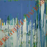 Stitch in Time - gloss paints on canvas