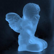 glass angel blu