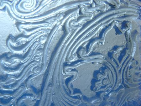 Sari Block 1 Blue (Detail)