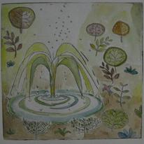 hidden Garden with fountain