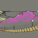 'Pink Holywell' Eastbourne_LucyCorrina | £38 | 50 x 20cm | Mounted Print 'Pink Holywell' Eastbourne_LucyCorrina