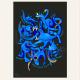 'Mutant Zoo' LucyCorrina | £18 | 30 x 40cm | Mounted Print 'Mutant Zoo' LucyCorrina