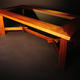 Tea Table | £1350 | 120 x 35cm | cherry and glass Tea Table