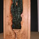 Wall Cabinet | £600(sold) | 53 x 65cm | English pippy oak with green velvet lining Wall Cabinet