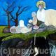 Well ah'll be! | £200 | 75 x 95cm | Acrylic on board. Well ah'll be!