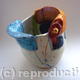 Jug with speckle blue…