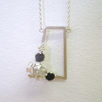 Square Cluster Bud Pendant