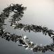 Block Boa Necklace | | | Oxidised Silver with two aysymetric polished silver sections Block Boa Necklace