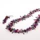 Blossom Boa Necklace | | | Oxidised Silver with Purple Felt Balls throughout Blossom Boa Necklace