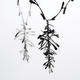 Boa Pendants | £115 | | Oxidised Silver and Polished Silver Boa Pendants