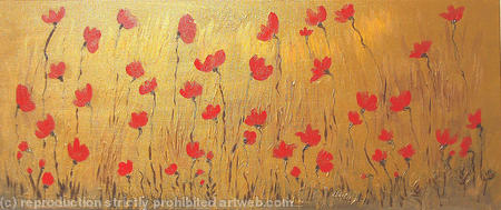 Gold Poppy Field