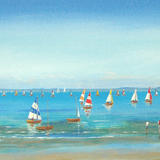 Sailing Boat Race - acrylic on 3d canvas