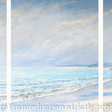 Winter Peace Triptych - acrylic