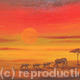 Elephants at Sunset