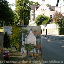 Crown Inn Pub, Chislehurst Kent pleinair