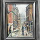 London Scene during… | £400 | 55 x 65cm | Oil on canvas London Scene during…